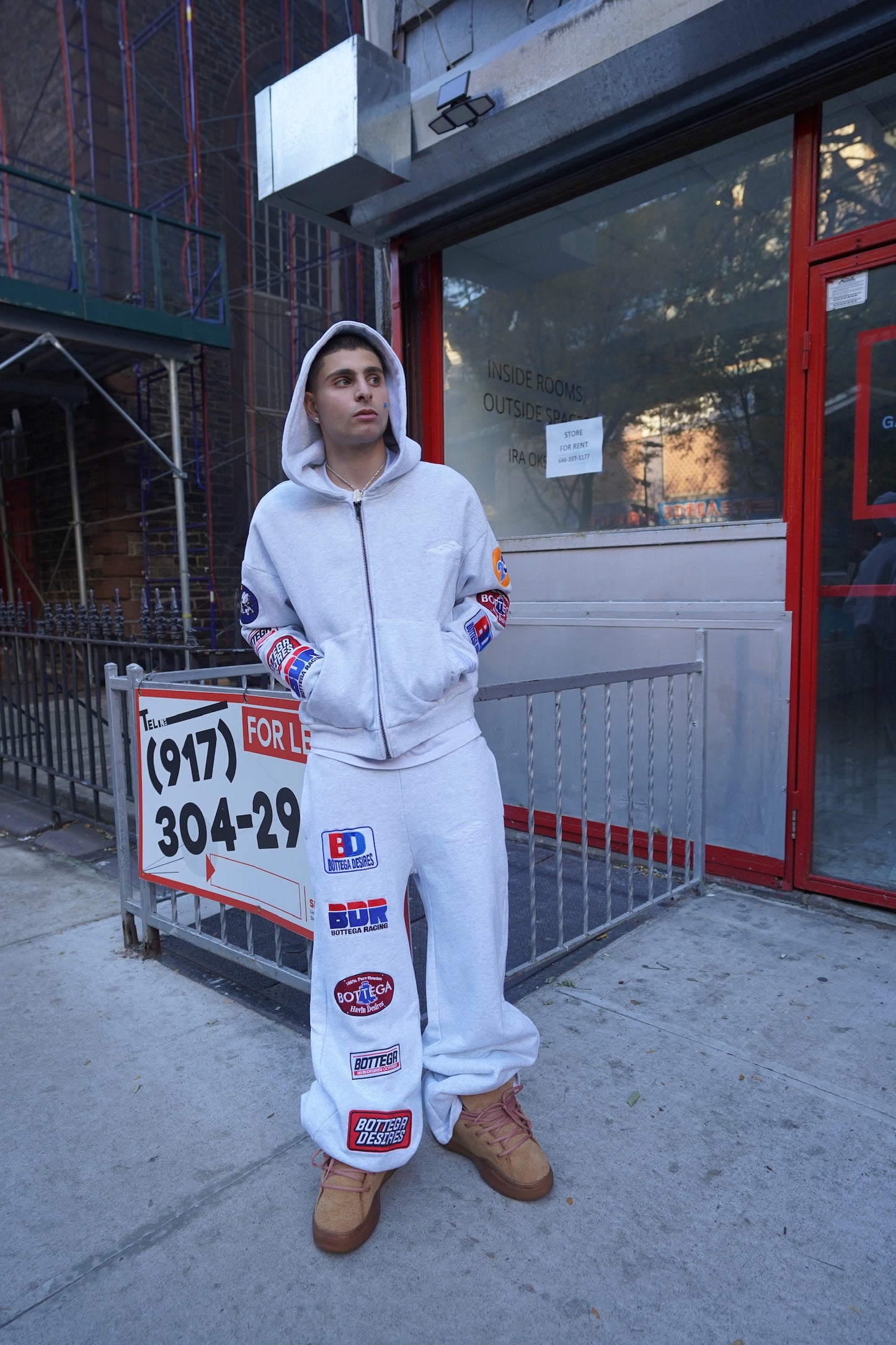 PATCHES JACKET (GRAY)