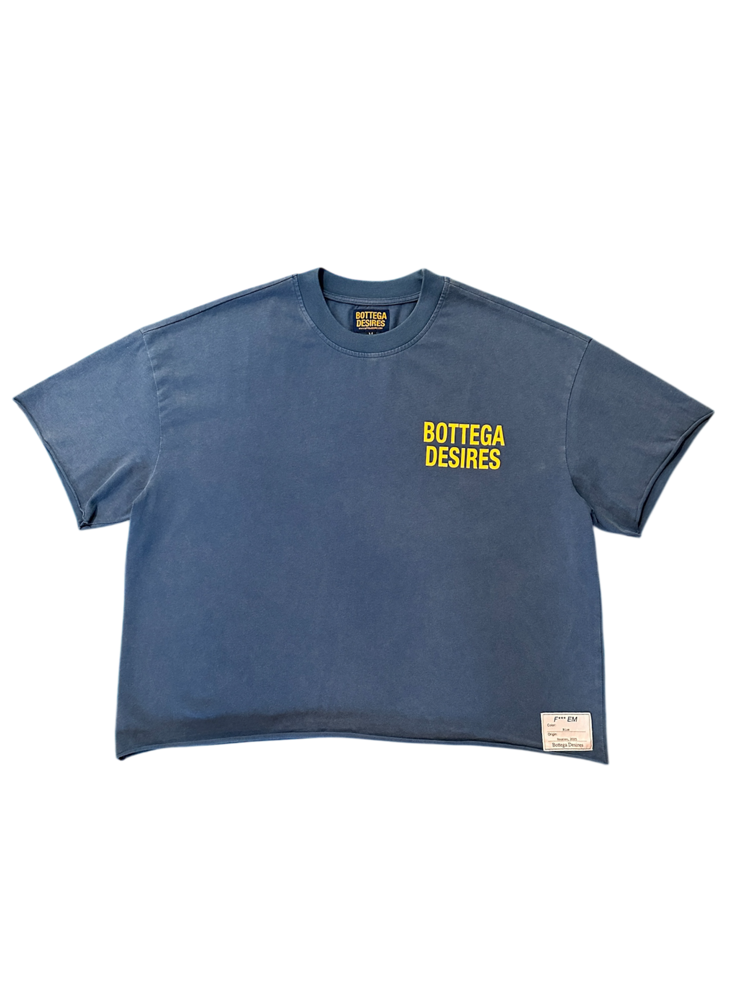 FUCK EM T-SHIRT (BLUE)