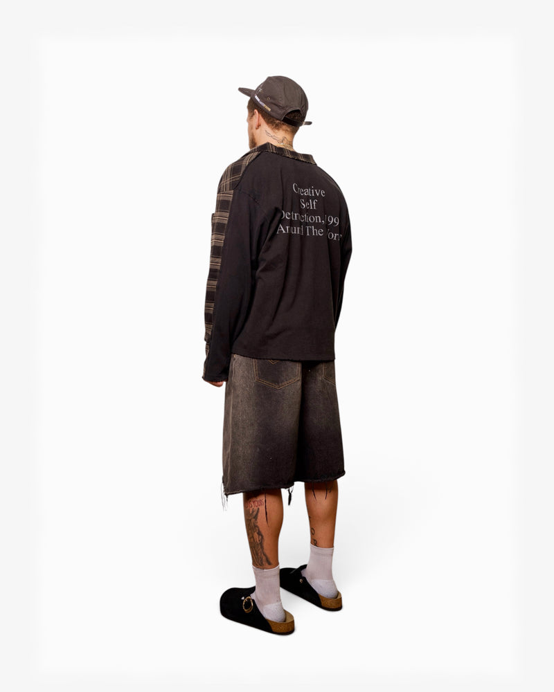 182 Shorts (Half Washed Black)
