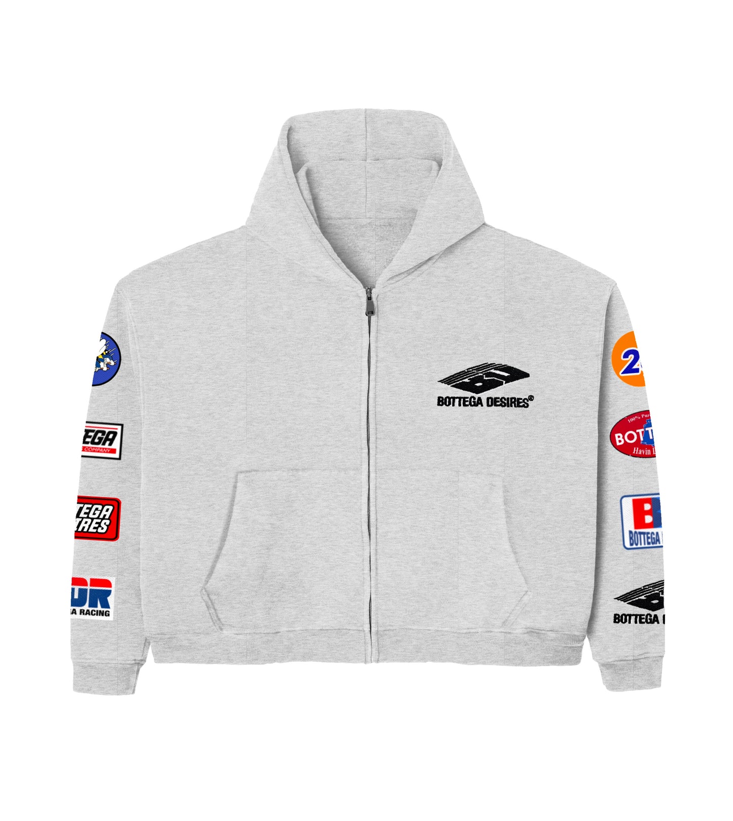 PATCHES JACKET (GRAY)