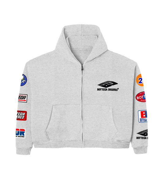 PATCHES JACKET (GRAY)