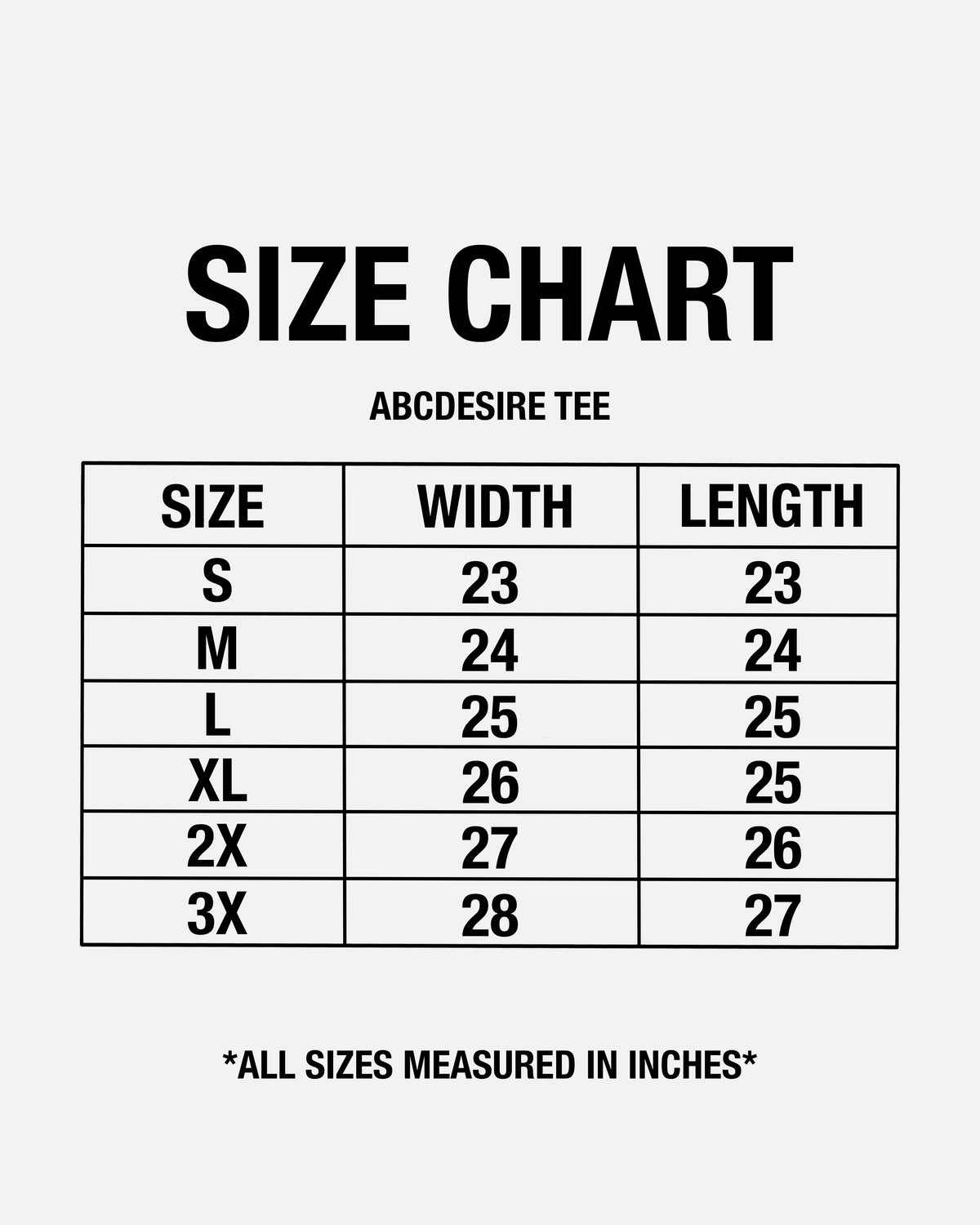 ABC Desires Tee (Black)